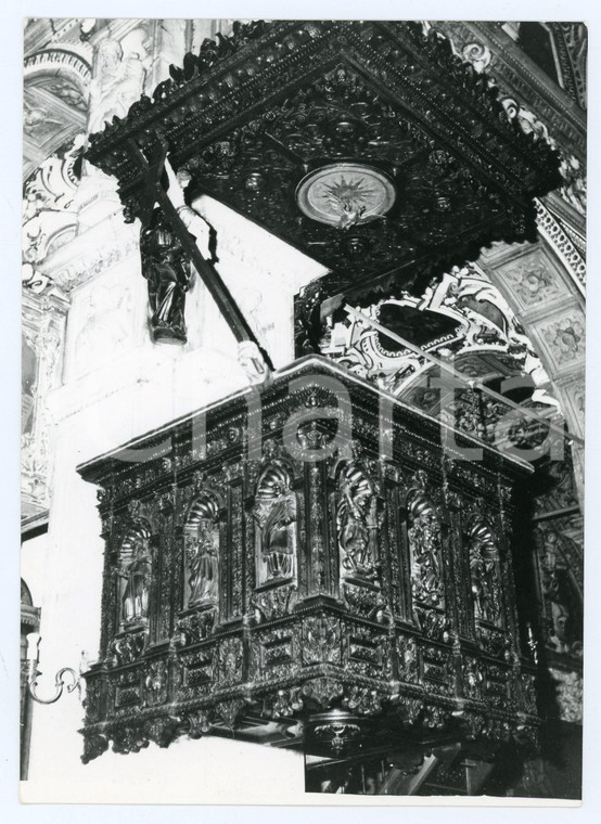 1977 TIRANO Pulpito del Santuario della Madonna di Tirano - Foto 13x17 cm