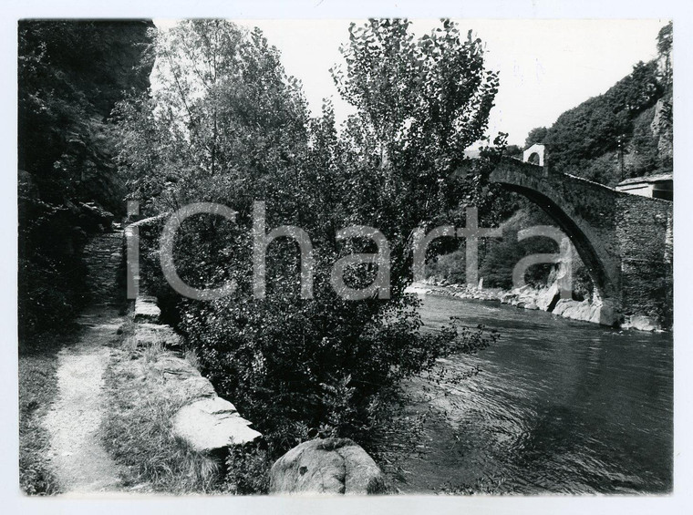 1978 LANZO TORINESE Ponte del Diavolo o ponte del Ròch - Foto 17x13 cm (2)