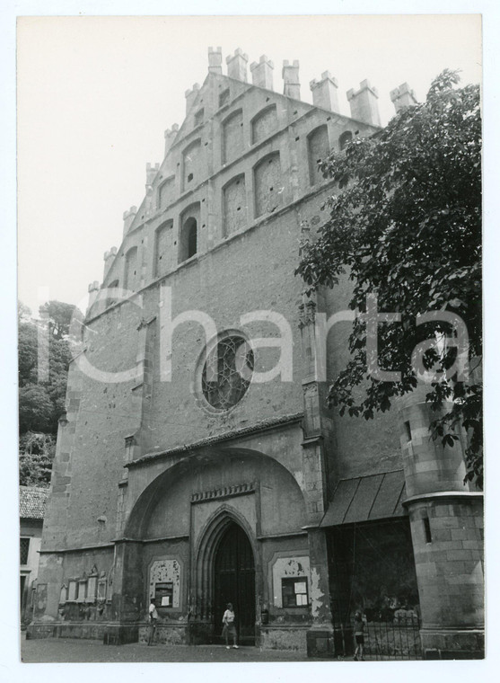 1979 MERANO (BZ) Turisti davanti alla Chiesa di San Nicolò - Foto 13x17 cm