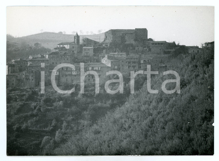 1979 VALLE DEL TURANO Panorama di CASTEL DI TORA Foto 17x13 cm