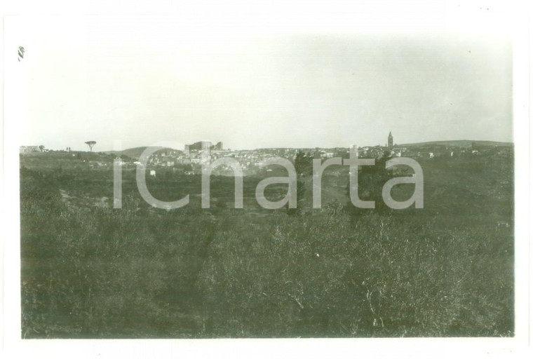 Agosto 1930 MELFI Veduta del castello - Foto cartolina vintage