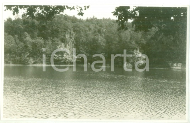 1930 LAGO DI LOMELLINA Veduta panoramica - Foto cartolina VINTAGE