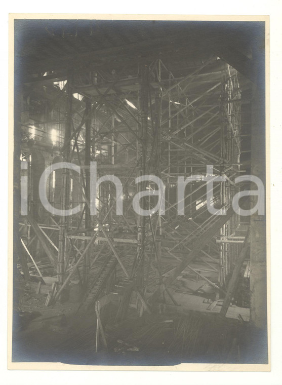 1945 MILANO TEATRO ALLA SCALA Ricostruzione post bombardamento: strutture FOTO*