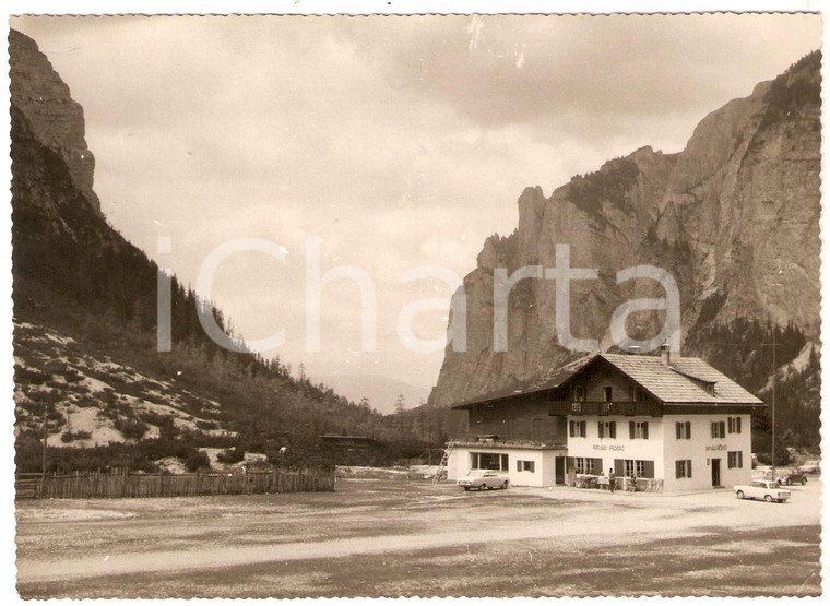 1964 SAN VIGILIO DI MAREBBE (BZ) Rifugio Pederü e Dolomiti *Foto artistica 17x12