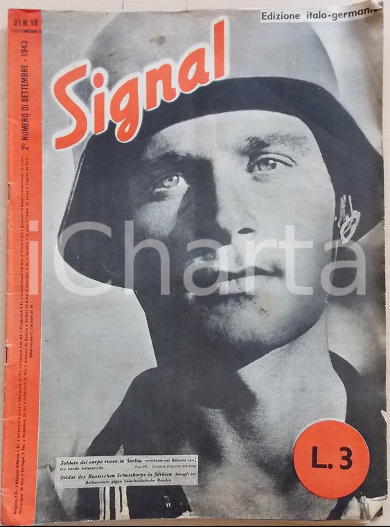 1943 SIGNAL WW2 Mosca vista dagli Stati Uniti *Giornale ILLUSTRATO - 39 pp.