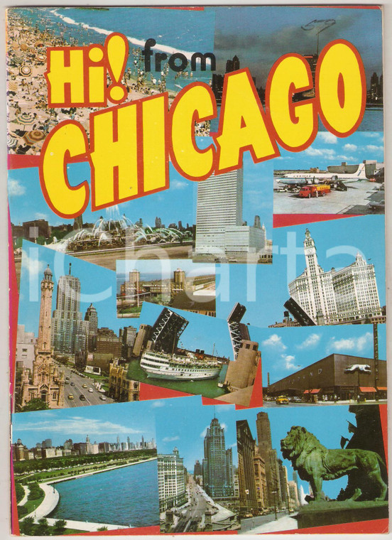 1958 HI! FROM CHICAGO Guida ai luoghi più importanti della città - 24 pp.