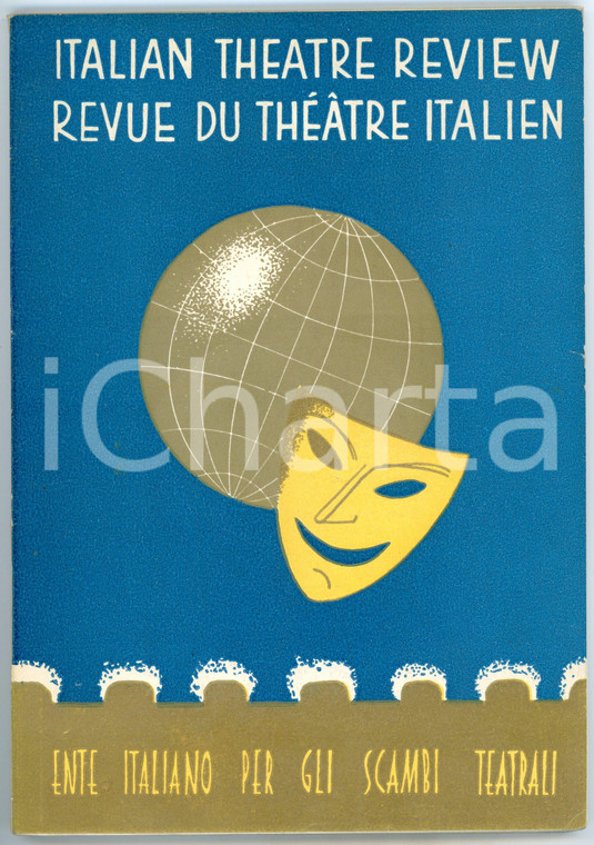 1955 ITALIAN THEATRE REVIEW Giuseppe LUONGO The Prince of air  - Rivista 117 pp.