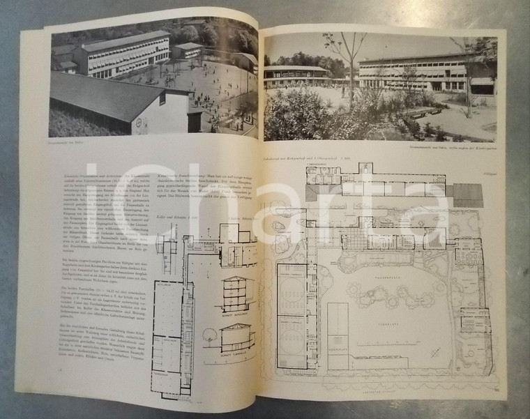 1945  ZURICH Schulhaus Kornhausbrücke - Architekt BSA A.H. Steiner - 6 pp.