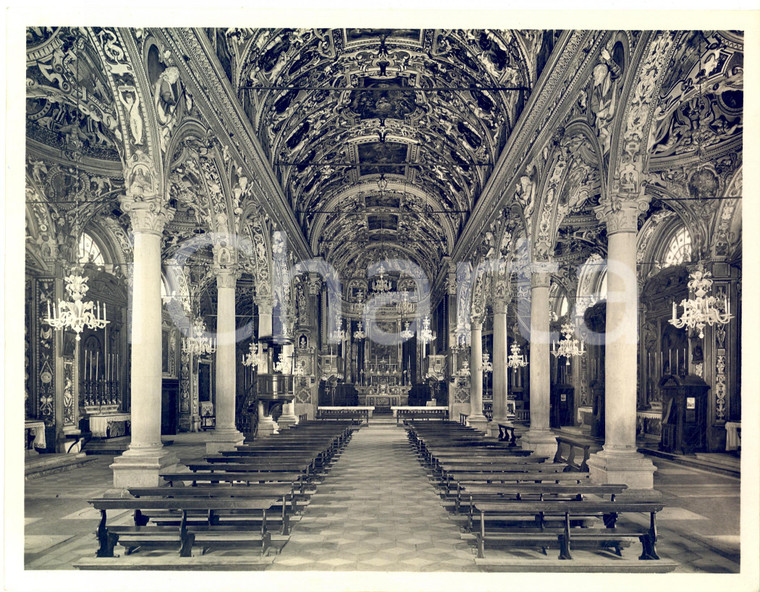 1925 ca BRESCIA Santuario Santa Maria delle Grazie - Interno - Foto ARTISTICA