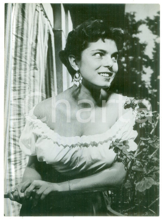 1953 (ma RISTAMPA 1959) TORINO Ritratto di Maria Luisa ROLANDO *Foto 13x18 cm