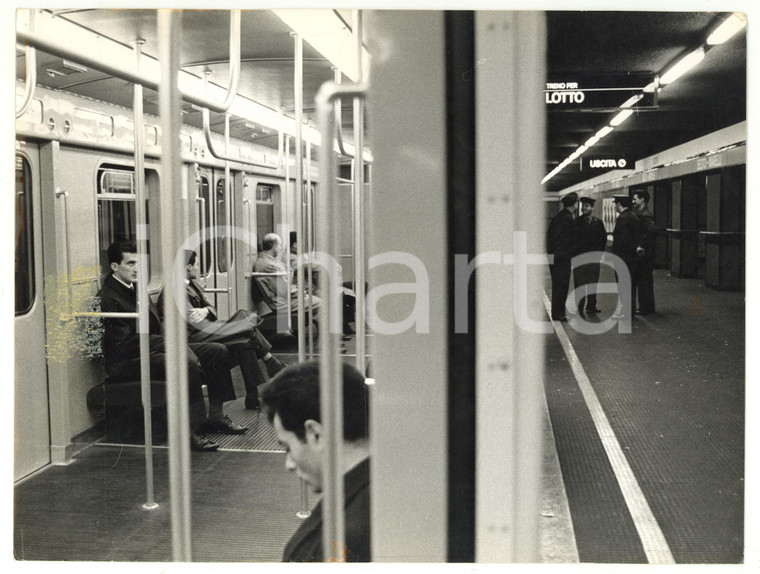 1965 ca METROPOLITANA MILANO - SESTO MARELLI treno per LOTTO *Foto ARTISTICA