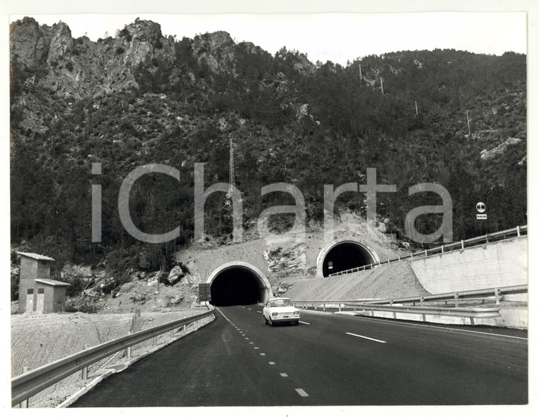 1971 AUTOSTRADA SESTRI LEVANTE - BRACCO - Auto all'uscita dalla galleria *Foto