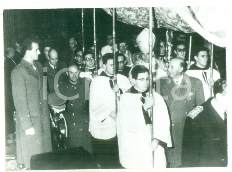 1963 MADRID Cerimonia funebre con Juan Carlos I di Spagna e Francisco FRANCO