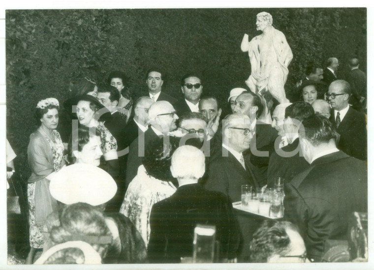 1958 ROMA Quirinale - Giovanni GRONCHI al ricevimento per Festa della Repubblica