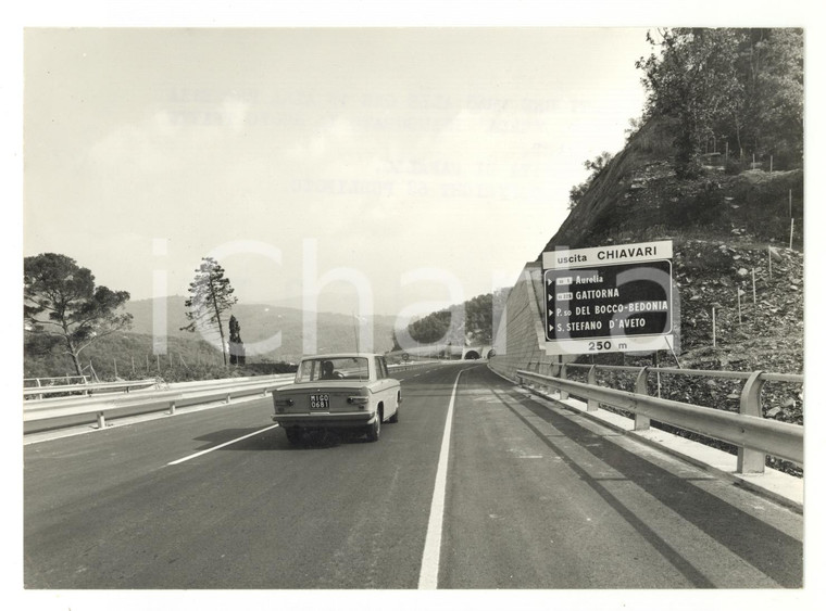 1968 AUTOSTRADA A12 Inaugurazione tratto RAPALLO-CHIAVARI - Uscita CHIAVARI