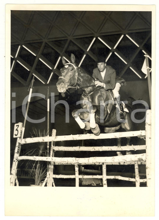 1957 TORINO Concorso Ippico - Salto di FANNENKONIG *Foto 13x18