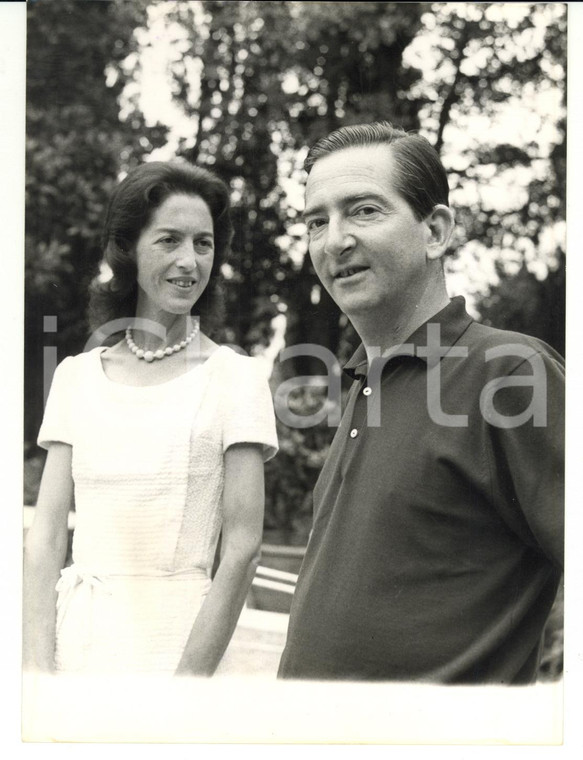 1963 VENEZIA Alessandra DI GRECIA con il marito Pietro II DI JUGOSLAVIA *Foto
