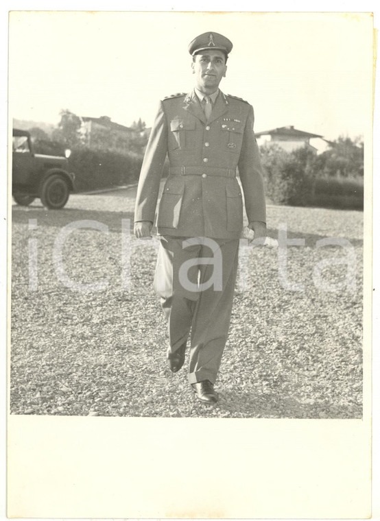1958 FIRENZE Capitano Gualtiero PAOLI vincitore alla Lotteria *Foto 13x18 cm