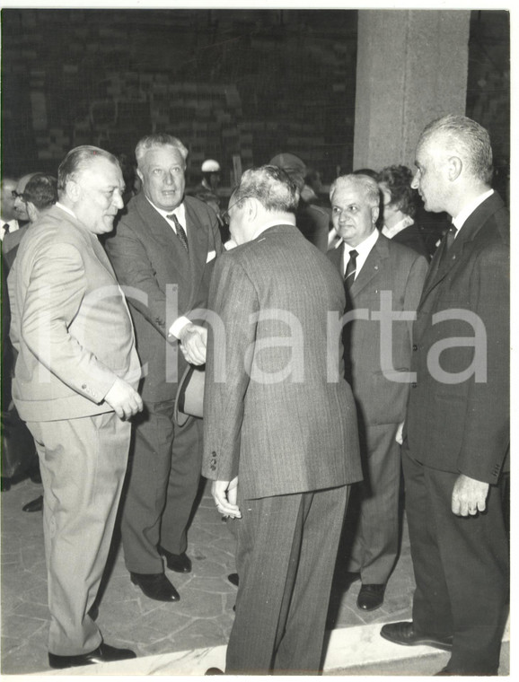 1963 GENOVA Inaugurazione mostra biblioteche - Sindaco Vittorio PERTUSIO *Foto