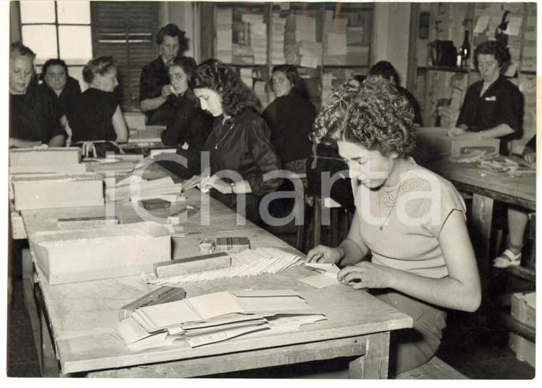 1953 ELEZIONI A TORINO Preparazione schede elettorali *Fotografia 18x13