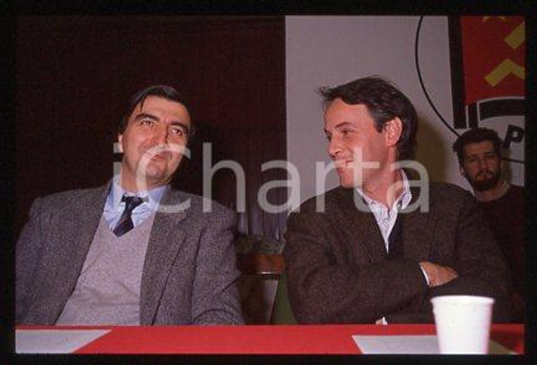Marco FUMAGALLI - PCI Italian Politician 1990 ca * 35 mm vintage slide 2