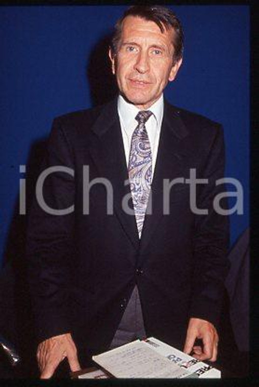 Giorgio CALCAGNO - ITALY Portrait of a journalist 1992 ca * 35mm vintage slide 2