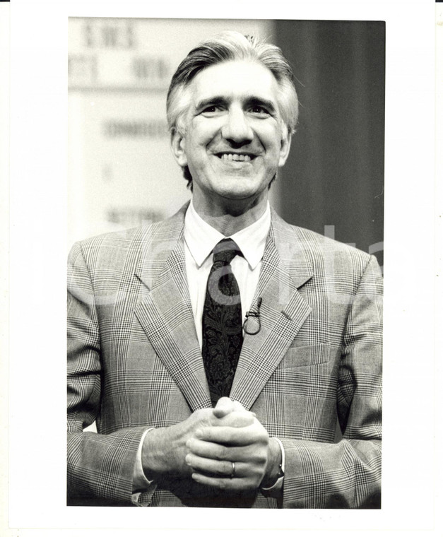 1985 ca Ritratto del giornalista Gianni LOCATELLI *Foto 20x25 cm