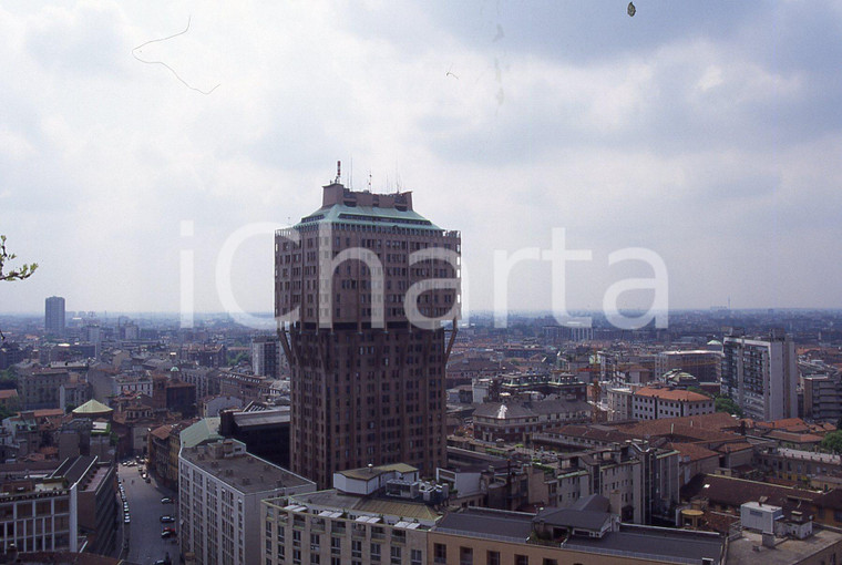 35mm vintage slide* 1988 MILANO veduta generale con Torre Velasca