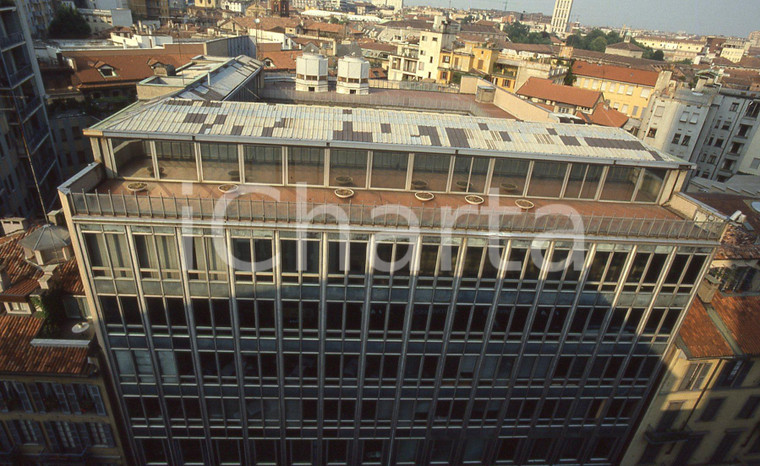 35mm vintage slide* 1990 MILANO palazzo Assolombarda dall'alto
