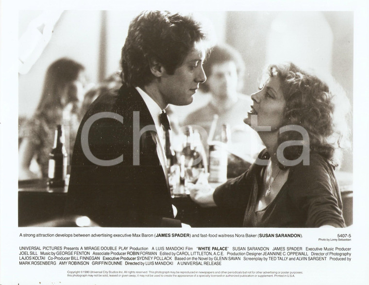 1990 WHITE PALACE James SPADER Susan SARANDON - Movie by Luis MANDOKI Foto 25x20