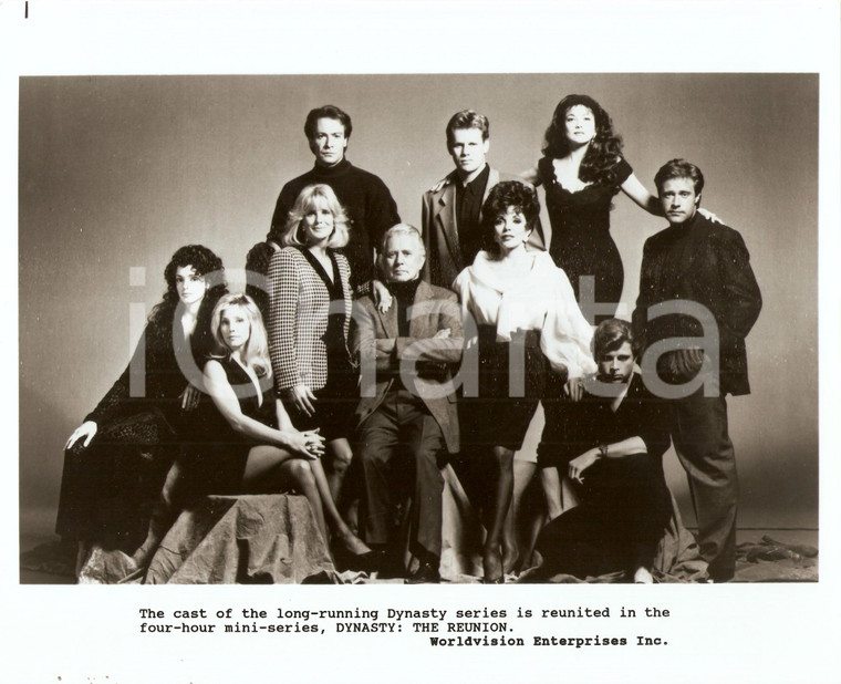 1991 DYNASTY: THE REUNION The full cast of the miniseries *Photo 25x20 cm