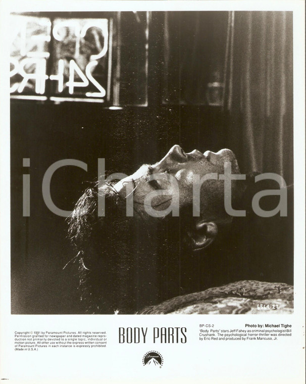 1991 BODY PARTS Jeff FAHEY lying on the bed - Movie by Eric RED *Photo 20x25 cm