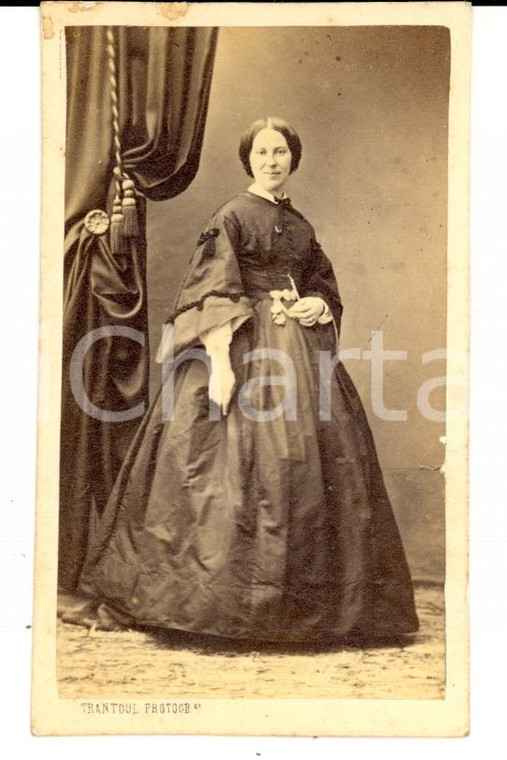 1860 ca TOULOUSE Marie du PRE' DE SAINT-MAURE baronne de MONTBEL *Photo TRANTOUL