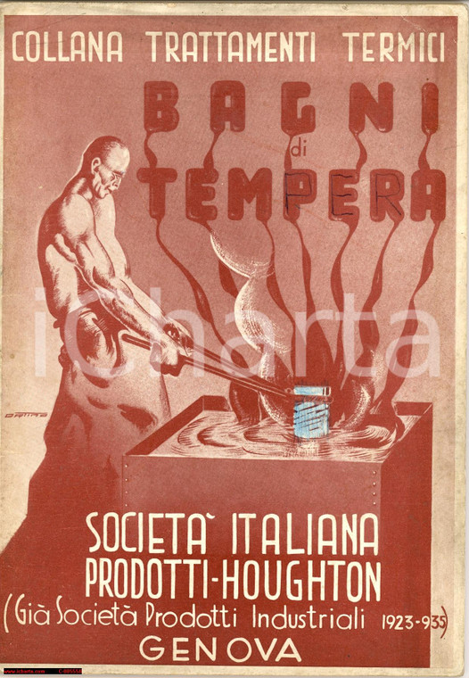 1937 GENOVA - BAGNI DI TEMPERA - HOUGHTON libretto
