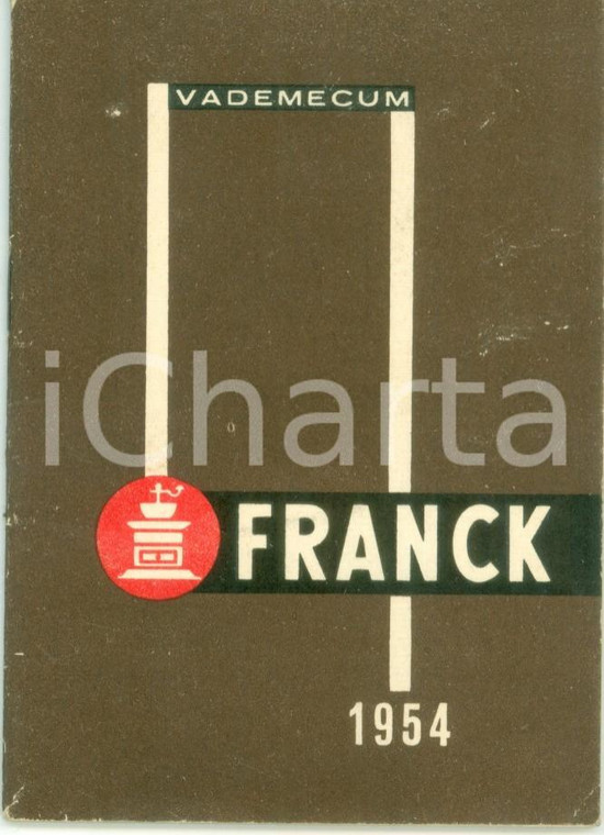 1954 CAFFE' FRANCK Trentunesimo vademecum ILLUSTRATO