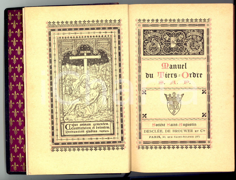 1907 Manuel du TIERS ORDRE S. A. P. *Ed. DESCLEE, DE BROUWER & Cie
