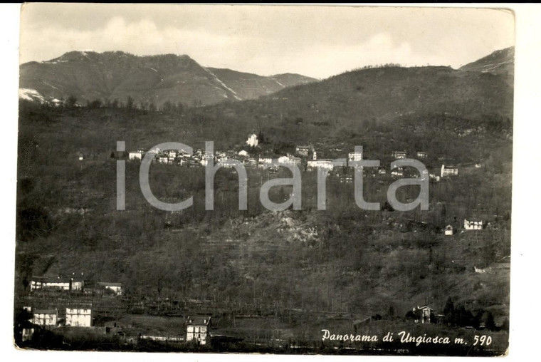 1953 UNGIASCA (VB) Veduta panoramica del paese *Cartolina postale FG VG