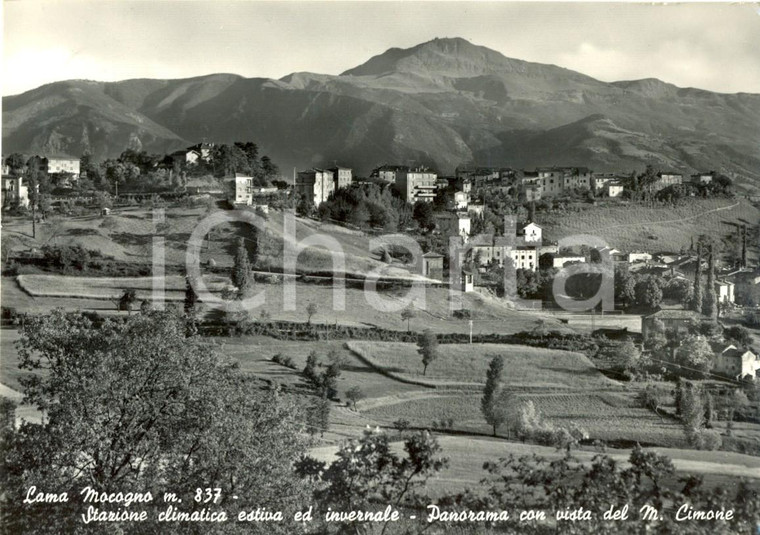 1958 LAMA MOCOGNO (MO) Panorama generale e MONTE CIMONE *Cartolina postale FG VG