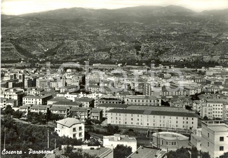 1959 COSENZA Panorama della città *Cartolina postale FG VG
