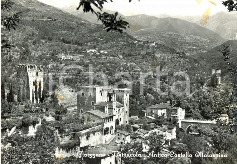 1967 FIVIZZANO (MS) La frazione VERRUCOLA con l'antico castello MALASPINA *FG VG
