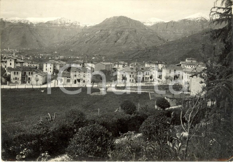 1956 QUERO VAS (BL) Veduta panoramica del paese *Cartolina postale FG VG