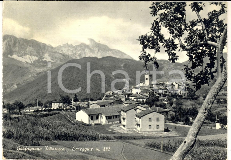 1960 CAREGGINE (LU) Veduta pittoresca della GARFAGNANA *Cartolina postale FG VG