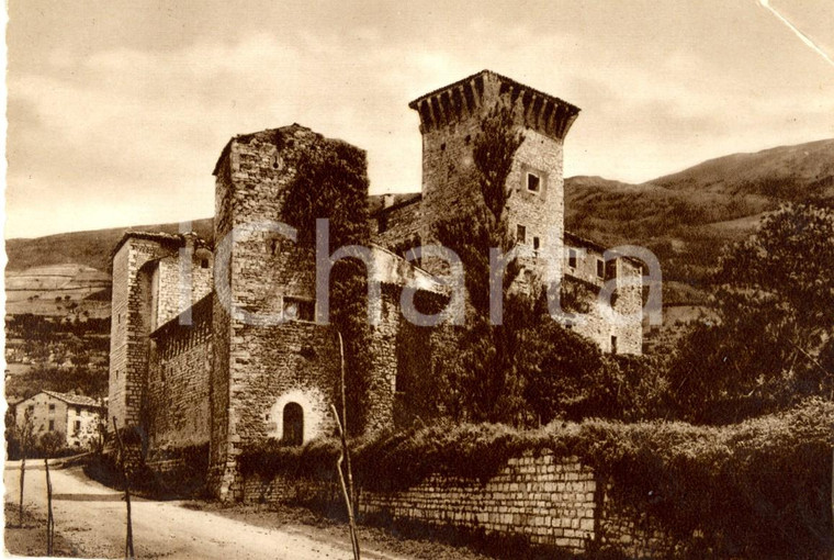 1950 ca GUALDO TADINO (PG) Veduta della Rocca FLEA *Cartolina FG NV