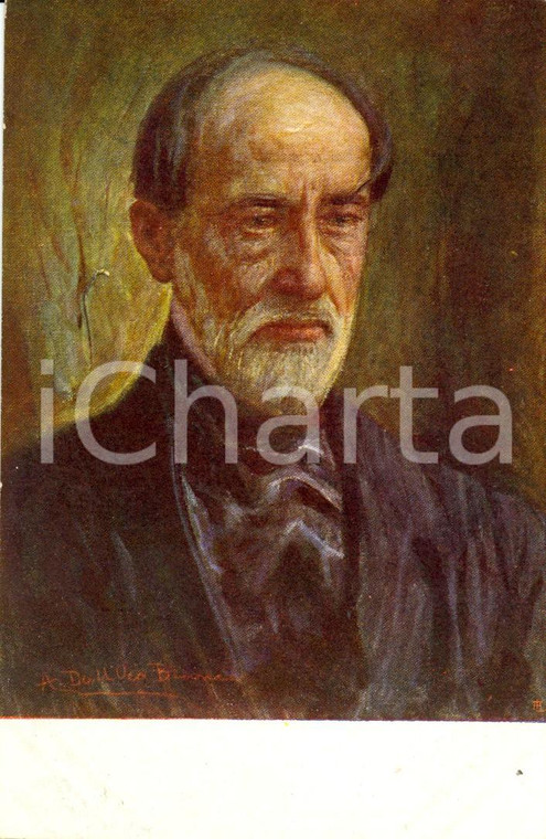 1910 ca ARTE Angelo DALL'OCA BIANCA - Giuseppe Mazzini *Cartolina FP NV