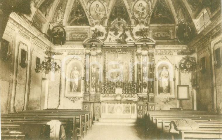 1927 VIU' (TO) Interno della Chiesa parrocchiale *Cartolina FP VG