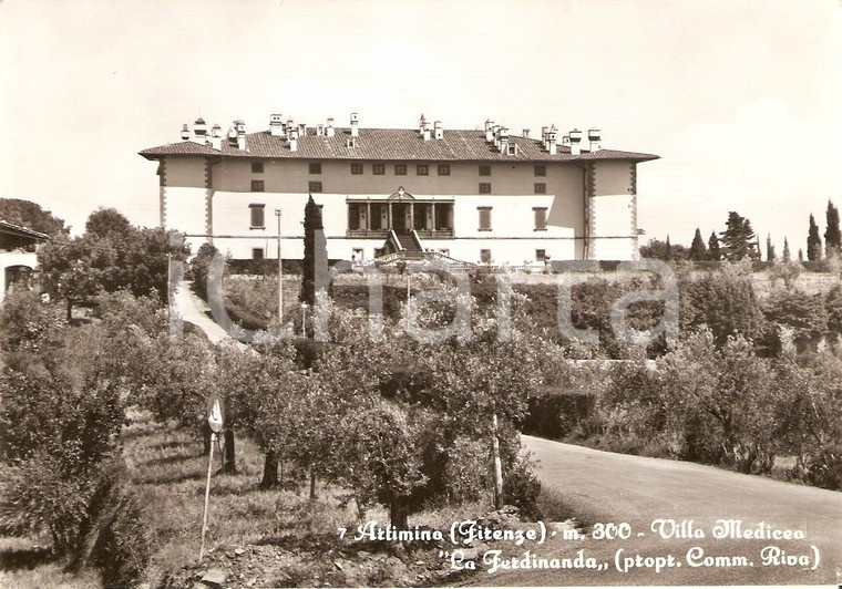 1960 ca CARMIGNANO (PO) Frazione ARTIMINO Villa Medicea LA FERNANDA Cartolina FG