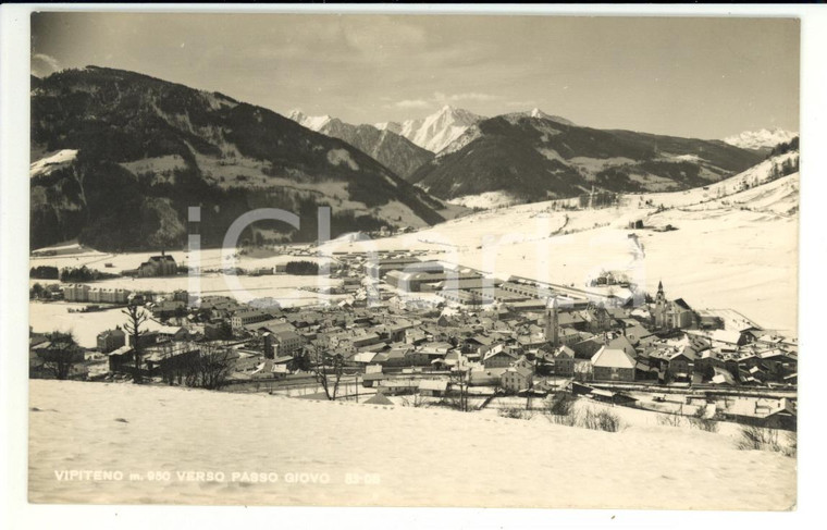 1950 ca VIPITENO / STERZING (BZ) Panorama verso Passo di Monte GIOVO *Cartolina