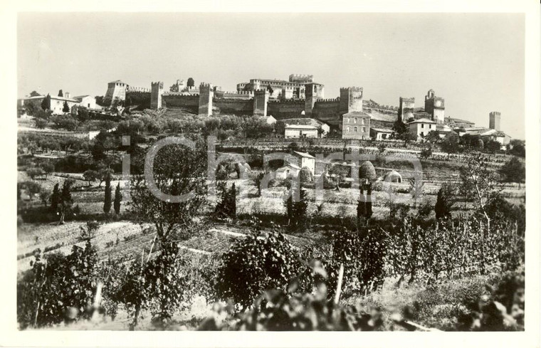 1930 ca GRADARA (PU) Panorama con il Castello MALATESTIANO *Cartolina FP NV
