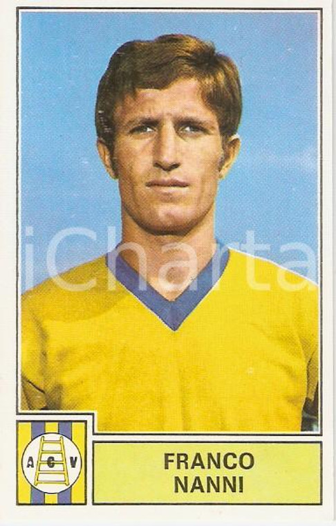 PANINI - CALCIATORI 1971 - 1972 Figurina Franco NANNI Serie A VERONA