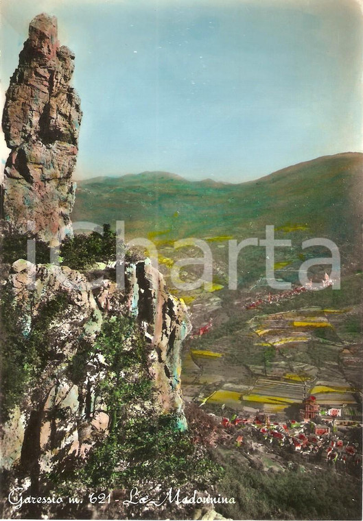 1950 ca GARESSIO (CN) La Madonnina Panorama VALSORDA *Cartolina FG NV